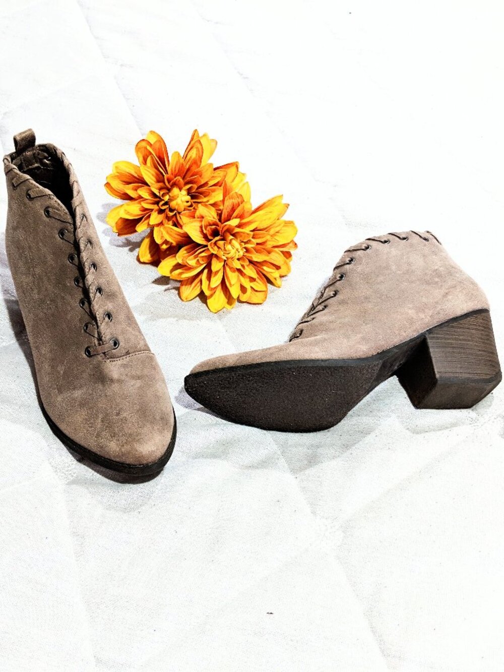 *COCONUTS by MATISSE Taupe Western Boots Sz 9.5M